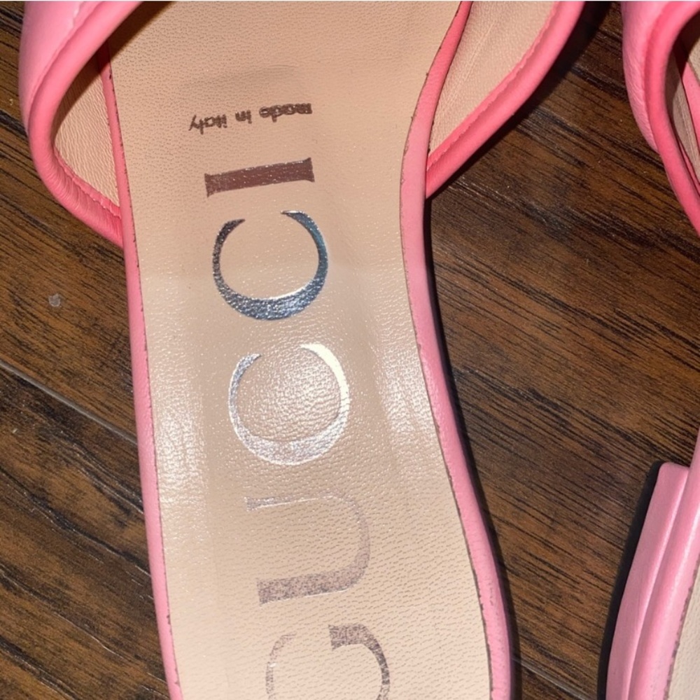 Pink Gucci Quilted Slides/ Slipper/ Sandal - Picture 2 of 6
